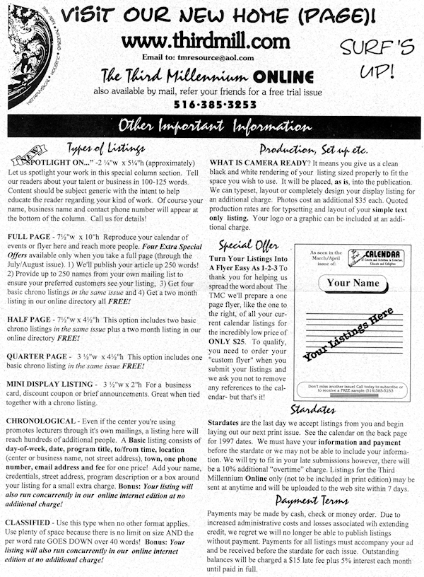 direct mailer metaphysical marketing custom desing piece